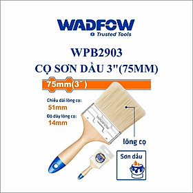 Mua  CHÍNH HÃNG  Cọ sơn dầu 3 (75mm) WPB2903 WADFOW