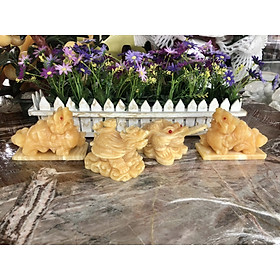 Mua Bộ combo Tỳ Hưu  Cóc Ba Chân  Cóc Ngậm Tiền  Thiềm Thừ và Long quy  rùa đầu rồng phong thủy chiêu nạp tài lộc đá ngọc hoàng long