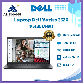 Mua Laptop Dell Vostro 3520 V5I3614W1 (Intel Core i3-1215U | 8GB | 256GB | Intel UHD | 15.6 inch FHD | Win 11 | Office | Xám) - Hàng Chính Hãng