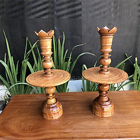 Mua CẶP CHÂN ĐÈN  THỜ GỖ GÕ – CHÂN ĐÈN THỜ  CHÂN ĐÈN