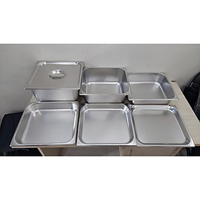 Mua Khay GN 2/3  khay inox  khay buffet nồi vuông  khay đựng thực phẩm  Pate