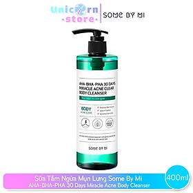 Sữa Tắm Some By Mi AHA-BHA-PHA 30 Days Miracle Acne Clear Body Cleanser 400g