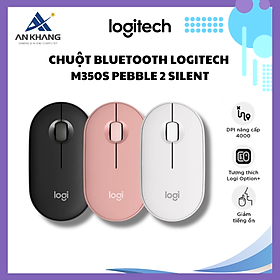 Mua Chuột Bluetooth Logitech M350s Pebble 2 Silent - Mỏng nhẹ  Nút tùy chỉnh  Easy-Switch  4000DPI - Hàng Chính Hãng
