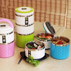 Mua Cặp lồng đựng cơm 3 tầng ruột inox