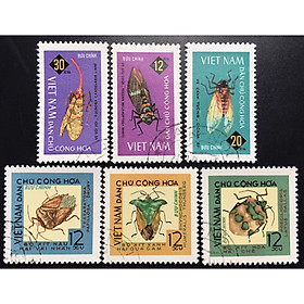 Bộ Tem Sưu Tầm Việt Nam Chủ Đề Các Loài Côn Trùng - 6 Con Stamps