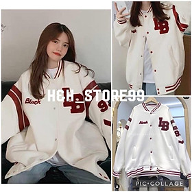 Áo khoác nam nữ thể thao ulzzang 3 sọc màu be Áo sweater hoodie nỉ bông kiểu dáng thể thao form rộng unisex K33