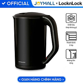 Bình Đun Siêu Tốc 2 Lớp Lock&Lock EJK738BLK (1.7L) - Hàng Chính Hãng