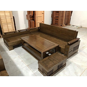 Mua Bàn ghế Sofa góc L tay trứng sồi Nga BG086