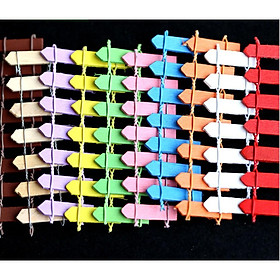Mô hình hàng rào gỗ nhỏ 10 x 3cm trang trí nhà búp bê DIY, tiểu cảnh, bonsai