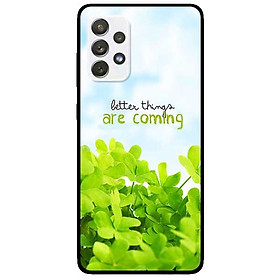 Ốp lưng dành cho Samsung Galaxy A52 5G mẫu Cỏ Xanh Và Chữ