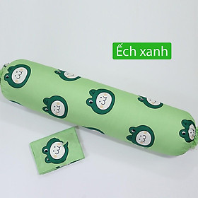 Mua (Giá xưởng) Áo gối ôm  vỏ gối ôm loại to mẫu KHỦNG LONG XANH bao gối dài poly cotton 30x100cm loại đẹp