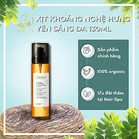 Xịt khoáng nghệ Hưng Yên Cocoon giúp sáng da và ngăn ngừa oxy hóa Cocoon 130ml - LS027 - The Cocoon Original Vietnam