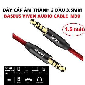 Dây cáp âm thanh 2 đầu 3.5mm Baseus Yiven Audio Cable M30 - Hàng chính hãng