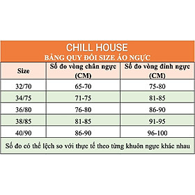 Áo lót nữ, áo ngực nữ su Lông Vũ, không gọng, đệm dày bàn tay nâng ngực chống xệ - CHILLHOUSE