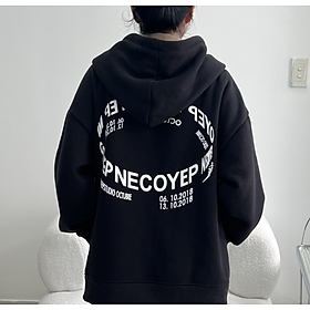 Áo Khoác Nỉ Hoodie Zip NECO Form Rộng Nam Nữ Unisex, Áo hoodie Nỉ mũ 2 lớp nhiều màu nam nữ đều mặc được, áo khoác nỉ hoodie cặp đôi