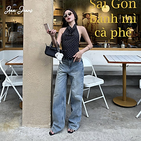 Quần Jean Ống Rộng Classic Carolina Blue Aaa Jeans
