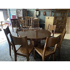 Bàn ghế ăn gỗ sồi cao cấp