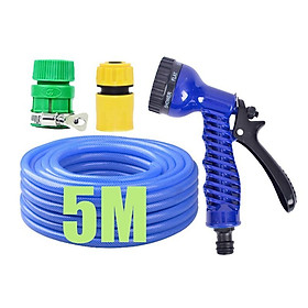Bộ dây vòi xịt tưới cây, rửa xe (cút nhựa nối nhựa xanh) 206843