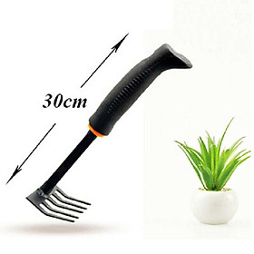 Mua Dụng cụ làm vườn Cào Đất Cầm Tay Mini Đa Năng Cán Nhựa dài 30cm