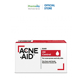 Xà phòng rửa mặt, tắm hỗ trợ ngăn ngừa mụn trứng cá Acne-Aid Bar Hộp 100g