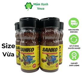 Cám Cá SANKO - Thức Ăn Cá Cảnh Chuyên Dụng - Chai 60Gr