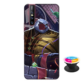 Ốp lưng nhựa dẻo dành cho Vivo V15 in hình Zuka Đại Phú Ông - Tặng Popsocket in logo iCase - Hàng Chính Hãng