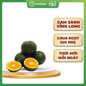 Cam Sành Vĩnh Long - Cam Vắt Nước (7-8 quả/kg) - Foodmap Fruits - Túi 1kg