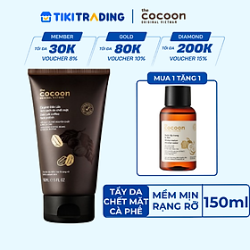 Tẩy Da Chết Mặt Cà Phê Đắk Lắk Cocoon 150ml