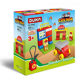 Đồ Chơi Ghép Hình Duka - Lính Cứu Hỏa