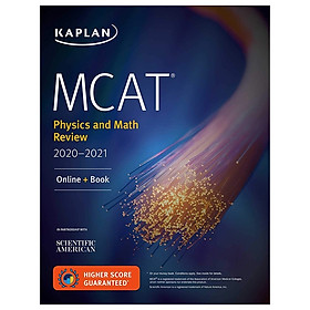 [Download Sách] MCAT Physics and Math Review 2020-2021: Online + Book (Kaplan Test Prep)