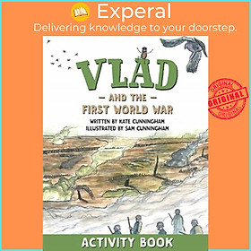 Sách - Vlad and the First World War Activity Book by Kate Cunningham (UK edition, paperback)