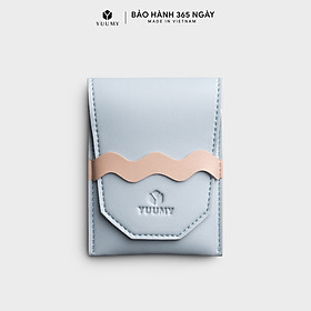 Ví Yuumy ( Thời trang nữ nắp gập cách điệu cỡ nhỏ - Ví móc khóa da Seasand YV81 )