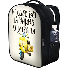 Balo Unisex In Hình Vì Cuộc Lời Là Những Chuyến Đi - BLTE090