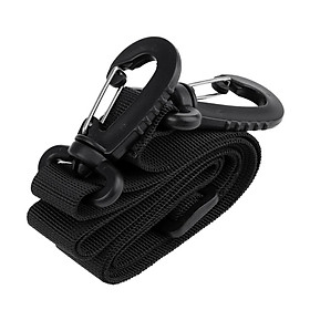 Outdoor Strapping Band Backpack Webbing Strap Belt Swivel Clip Buckle