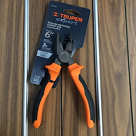 Kìm răng (điện) cao cấp cách điện 6" (150mm) 1000V Truper 12347 (T201-6X)