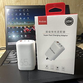 Mua Củ sạc nhanh 65W Yoobao C003 3 cổng sạc Type C + USB Hàng nhập khẩu chính hãng