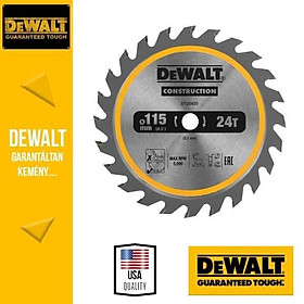 Mua Lưỡi cưa gỗ tròn DeWalt DT20420-QZ 115mm x 9.5mm x 24T ( Cho máy DCS571 )SA- Chính hãng