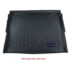 Thảm lót cốp xe ô tô Peugeot 3008 2013-2015 nhãn hiệu Macsim chất liệu TPV cao cấp màu đen(114)