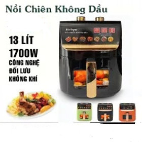 Mua Nồi Chiên Không Dầu Dung Tích Lớn 13L  chống dính cao cấp  giao mầu ngẫu nhiên- Hàng nhập khẩu