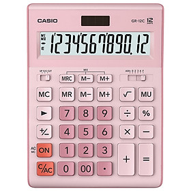 Nơi bán Máy Tính Casio GR-12C-PK - Màu Hồng - Giá Từ -1đ