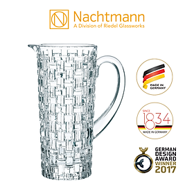 Bình pha lê Nachtmann Bossa Nova có quai cầm - SX tại Đức - Hàng chính hãng 100% (kèm ảnh thật)
