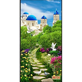 Mua tranh 3D dán kính 2 mặt 60x120cm