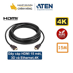 Mua Dây cáp HDMI 15m Aten 2L-7D15H hỗ trợ 3D và Ethernet 4K - Hàng chính hãng