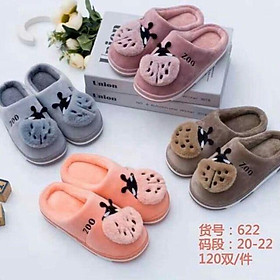 Mua Dép bông đi trong nhà cho trẻ em  đủ size đủ màu cho bé trai và bé gái  dép mùa đông cho bé