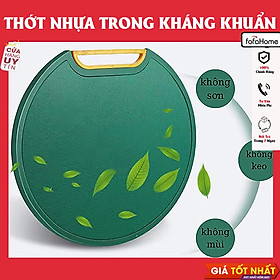 Mua Thớt Tròn Xanh Lá  Thớt Nhựa PE Đa Năng Chống Trơn Trượt  Nấm Mốc  Kháng Khuẩn  Tay Nắm Nhựa Xoay Dựng Thẳng Thớt Tiện Lợi
