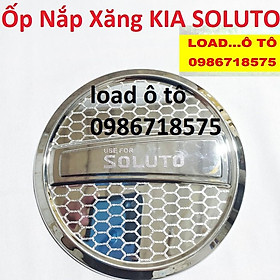 Ốp nắp bình xăng mạ Crom dành cho xe Kia Soluto 2022-2019