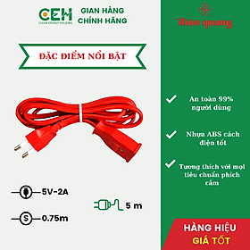 Mua Cáp nối Điện Quang ĐQ EPF 2PN (dây 5m)
