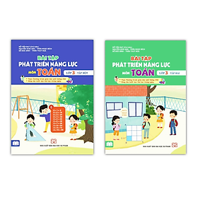 Sách - Combo Bài tập phát triển năng lực môn Toán Lớp 3 - Tập 1 + 2 - theo Chương trình GDPT 2018 ( Cánh Diều )