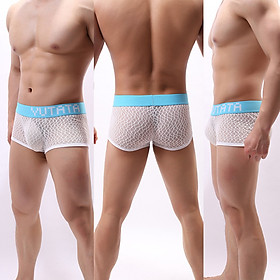 Quần lót nam boxer ren lưới thoáng mát - A064