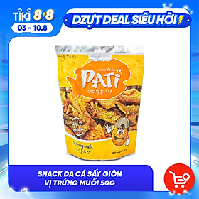 Snack da cá sấy giòn Pati 50g